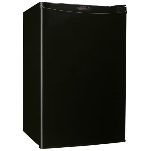 Danby® Designer Refrigerator with Freezer, 4.4 Cu Ft, Energy Star Rated, Semi-Auto Defrost, Black